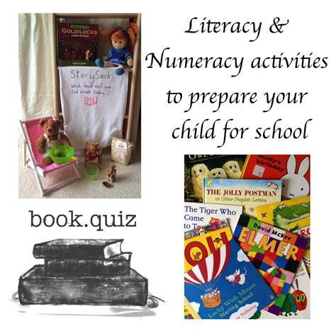 Preparing Your Child For School Literacy And Numeracy Activities