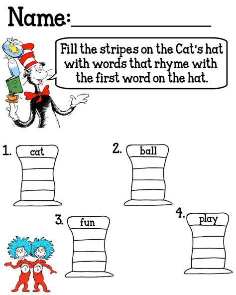 Free The Cat In The Hat Printables