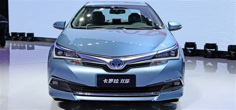 Shanghai 2015 Toyota Corolla Hybridlevin Hev Debut Corollahev2