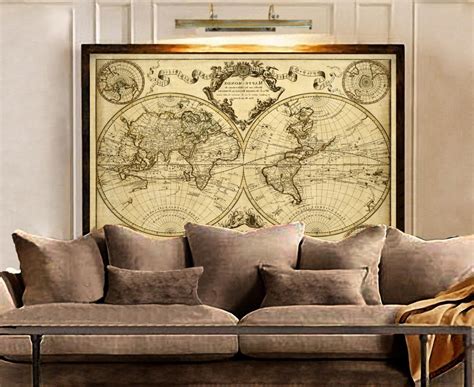 20 Best Collection Of World Map Wall Art Framed