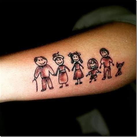 Tatuajes De Familia Que Representan La Unión De Los Seres Queridos