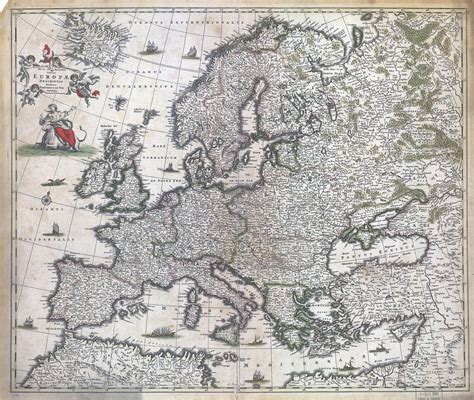 Old Maps Of Europe Detailed Old Political Physical Relief