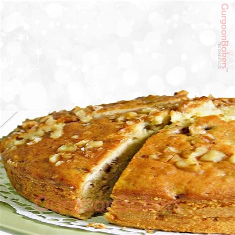 Nutmeg, walnuts, and a touch of vanilla extract really brings out the banana. Banana Walnut Tea Cake order in Gurgaon | GurgaonBakers