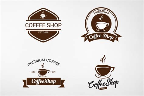 Vintage Coffee Logos Coffee Logos Emblems Vintage Set Thehungryjpeg