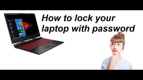 How To Lock Your Laptop With A Password A Step By Step Guide Laptop