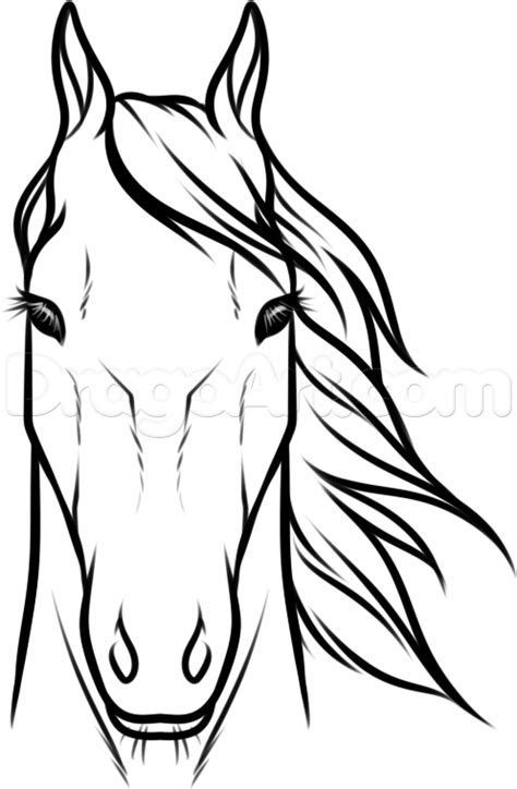 How To Draw A Horse Face Easy