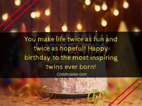 Birthday Wishes For Twin Sons