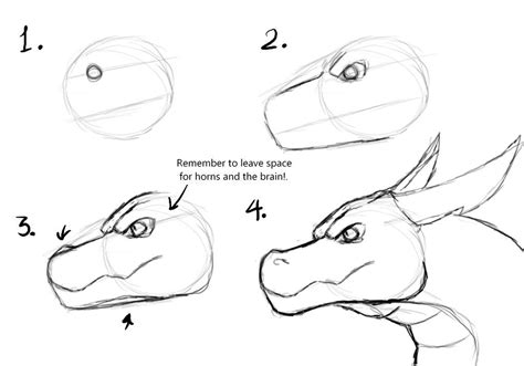 How To Draw A Dragon By Tallinax On Deviantart Easy Dragon Drawings