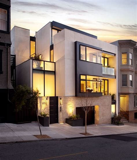 World Of Architecture Modern Russian Hill Home In San