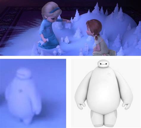In Frozen Ii 2019 Baymax Is Among The Snow Toys Young Anna And Elsa
