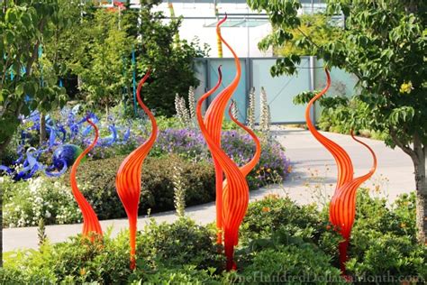 Inspect the intricate details of. Chihuly Garden and Glass - Seattle, WA - One Hundred ...