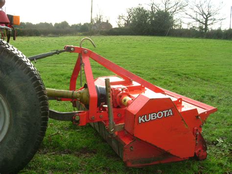 Kubota Tfm 1 Metre Compact Tractor Flail Mower Used 1 M Small Tractor
