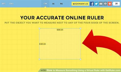 My laptop has a wide screen (13.6. Virtual Ruler
