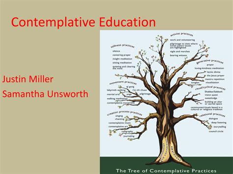 Ppt Contemplative Education Powerpoint Presentation Free Download