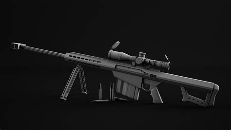 Barrett 50 Cal Sniper Rifle By Bewsii On Deviantart
