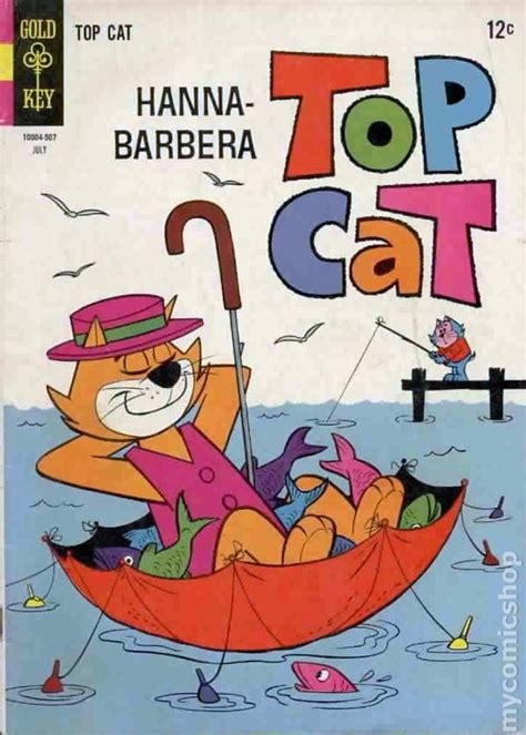 Top Cat 1962 Dellgold Key 15 Cartoon Comic Book Cover Comics Cat