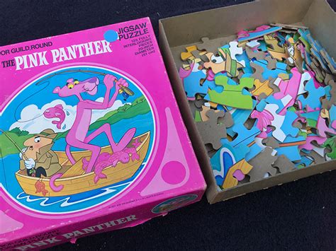The Pink Panther Inspector 125 Piece Whitman Jigsaw Puzzle 1970s