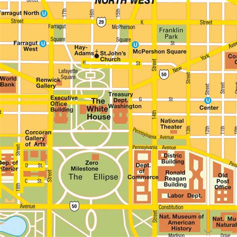 Printable Map Of Downtown Dc Printable Maps