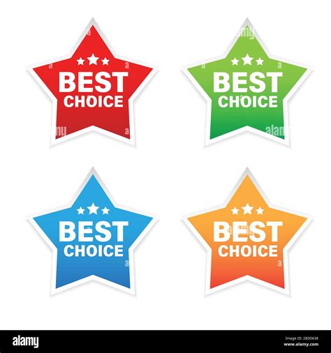 best choice award badge star stock vector image and art alamy