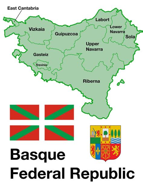Basque Republic Euskal Herria Posible Map Notice I Added A Small