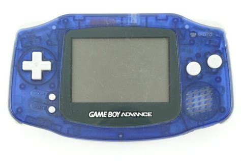 Nintendo Agb001 Game Boy Advance Handheld System Glacier Blue For Sale