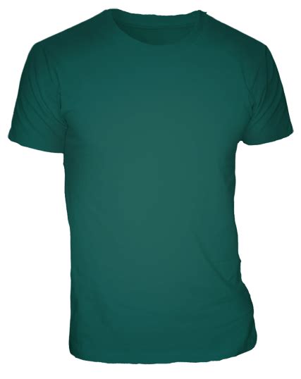 Blue Green T Shirt For Men Cutton Garments