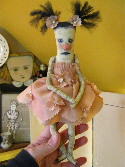 weird art doll dancer sandy mastroni creepy doll etsy art dolls folk art dolls creepy dolls