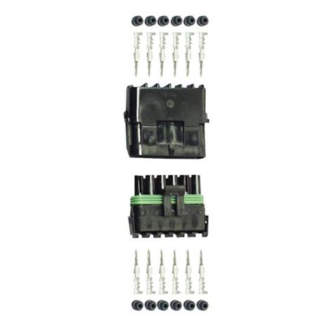 Longacre 52 44916 Weather Pack Connector Kit 6 Pin