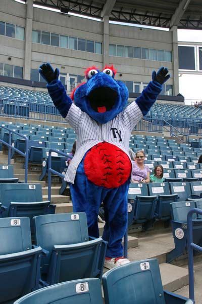 Blue Tampa Yankees Mascot Class A Advanced Florida State League