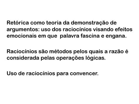 A Retorica é Um Argumento Muito Utilizado
