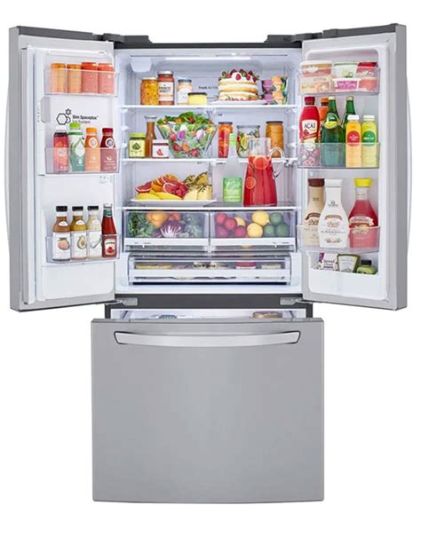 Refrigeradora French Door 25pᶟ Lg Lm65sgs Plata Lg Caribe