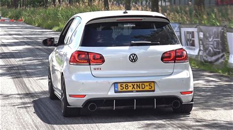 Volkswagen Golf 6 Gti With Straight Pipes Exhaust Revs Pops And Bangs