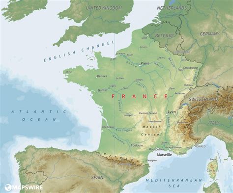 Printable Map Of France With Cities Printable Maps