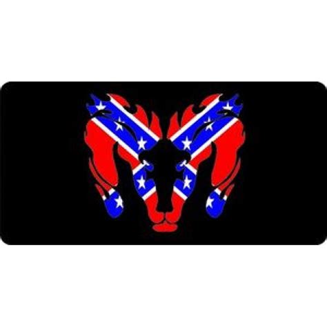 Dodge Ram Logo Rebel Flag