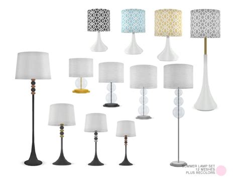 Summer Lamp Set 12 Lights Contemporary And Modern Decorating Lamps For
