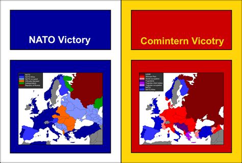 world war iii nato vs warsaw pact two scenarios imaginarymaps