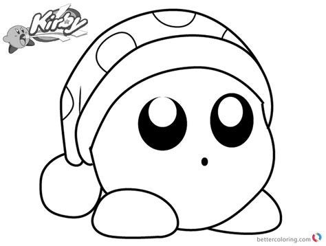 Nintendo kirby coloring page free printable pages template. Kirby Coloring Pages Picture Noddy - Free Printable ...