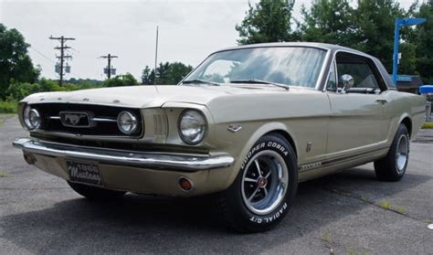 (see all 1966 mustang options). Ford Mustang Coupe 1966 SAUTERNE GOLD For Sale ...