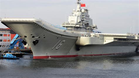 Chinas First Aircraft Carrier Heads For Western Pacific
