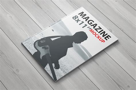 8x11 Magazine Catalogue Mockup On Behance