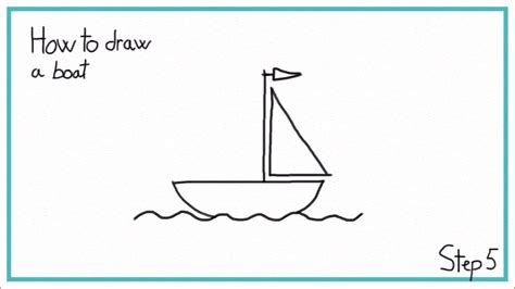 How To Draw A Boat In 7 Steps Easy Youtube