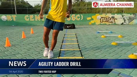 Agility Ladder Drill Two Footed Hop Youtube