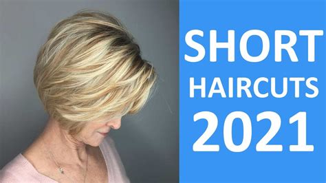 For Women 40 50 60 Short Haircuts 2021 Youtube