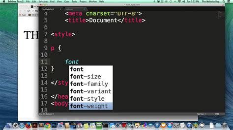 Html Tutorial How To Change The Font Type Using Html Programming Youtube