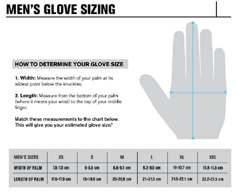 We did not find results for: GLOVE SIZE CHART