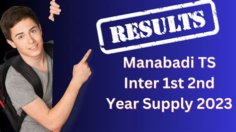 Ts Inter Supplementary Results 2023 Manabadi Ts Inter 1st 2nd Year