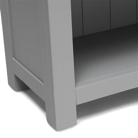 Buy Grey Large Bookcase Online Teaklab