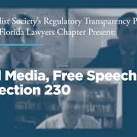 Debate Social Media Free Speech And Section 230