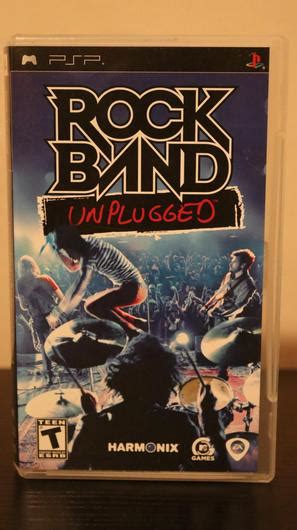 Rock Band Unplugged Item Box And Manual Psp