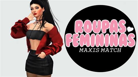 🧺 Roupas Femininas Maxis Match Download Part1 The Sims 4 Youtube